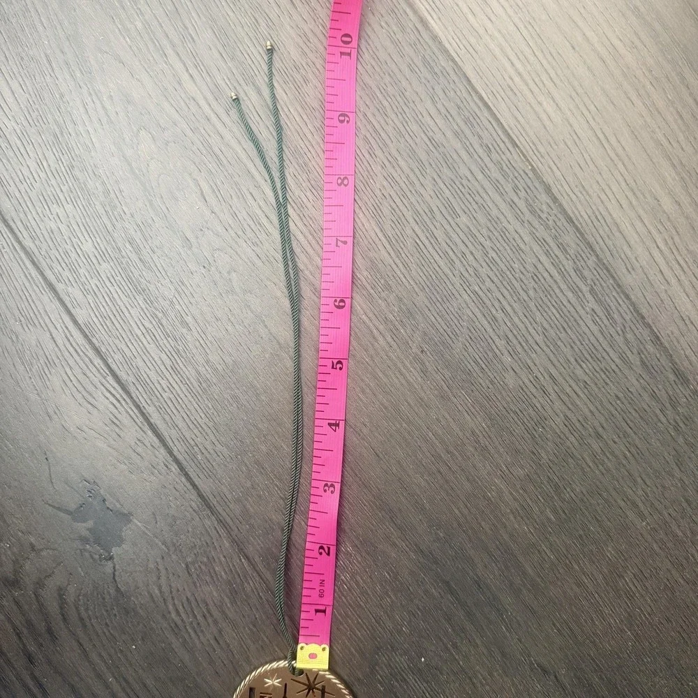 David Yurman Gold Metal‎ NYC Skyline Bauble Ornament Green Cord Christmas Tree